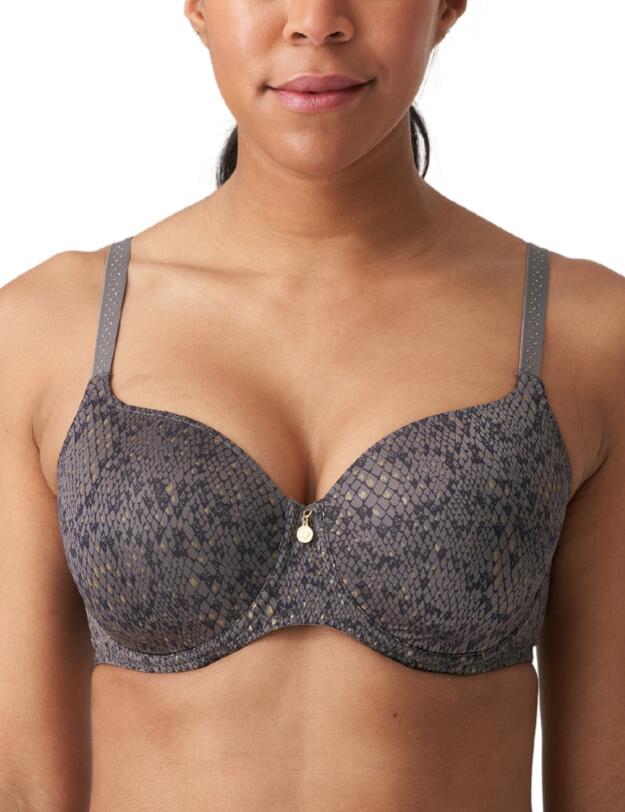 Prima Donna Twist Villemin Padded T Shirt Bra Kitten Grey