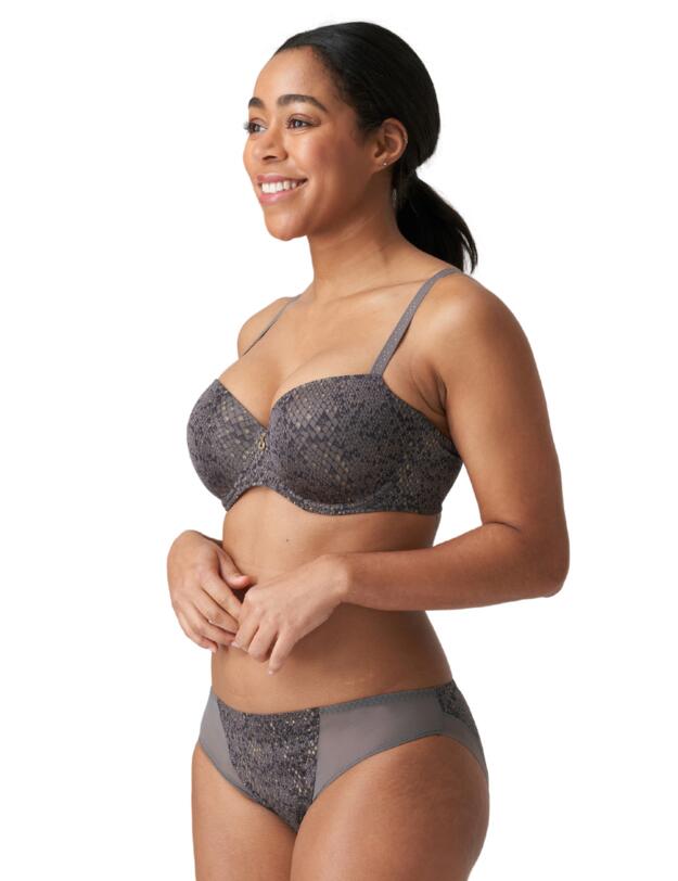 Prima Donna Twist Villemin Padded Balcony Bra Kitten Grey
