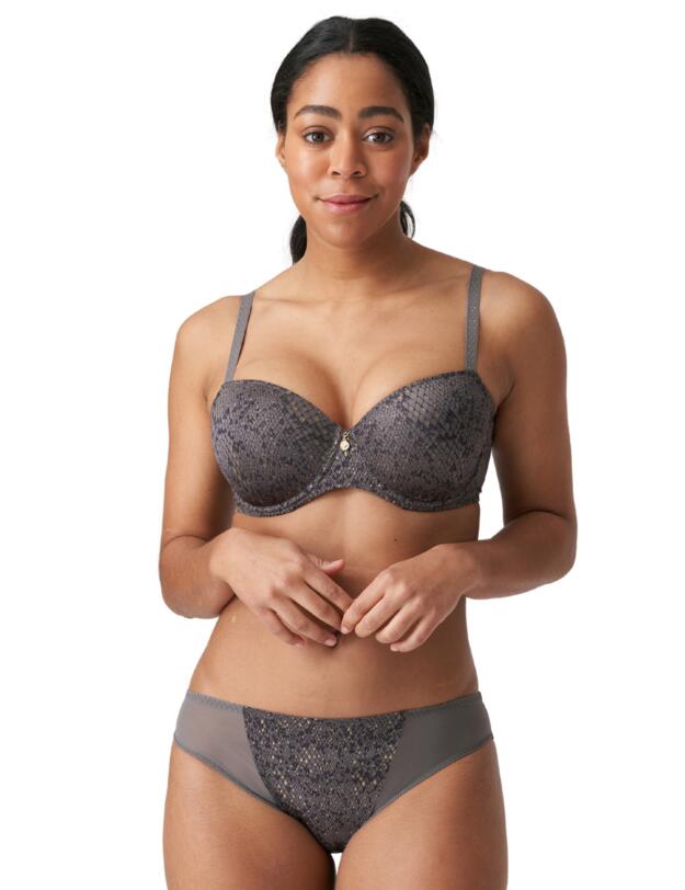 Prima Donna Twist Villemin Padded Balcony Bra Kitten Grey