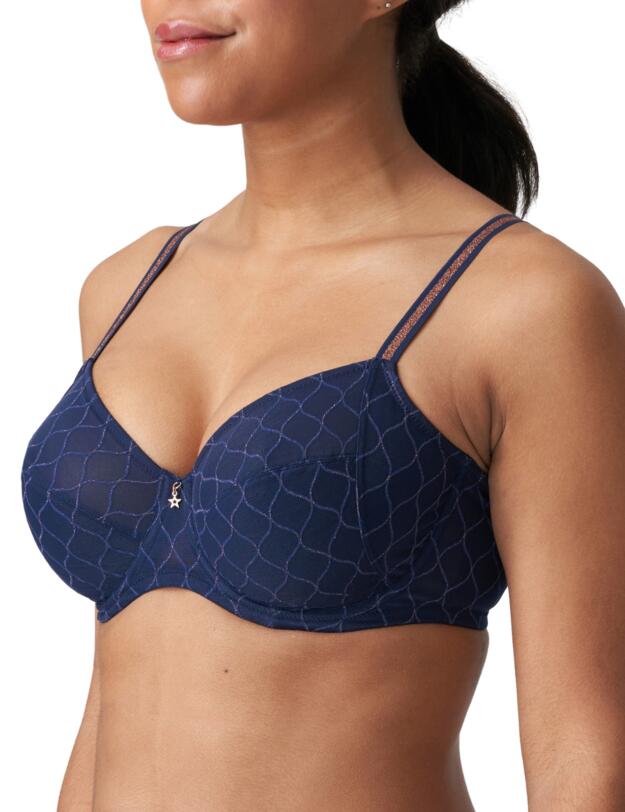  Prima Donna Twist Chryso Underwired Full Cup Bra Sapphire Blue