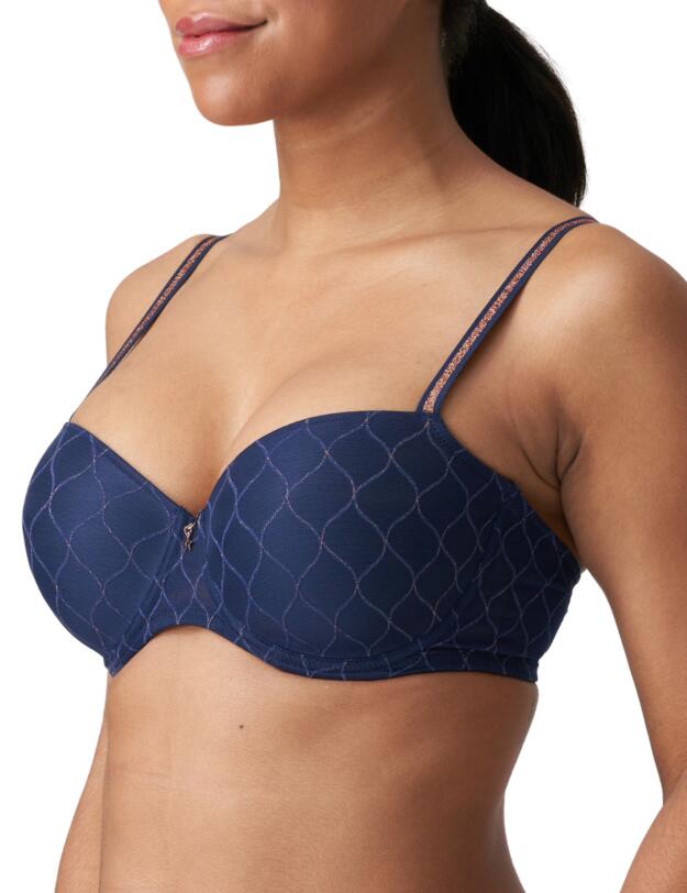  Prima Donna Twist Chryso Padded Balcony Bra Sapphire Blue