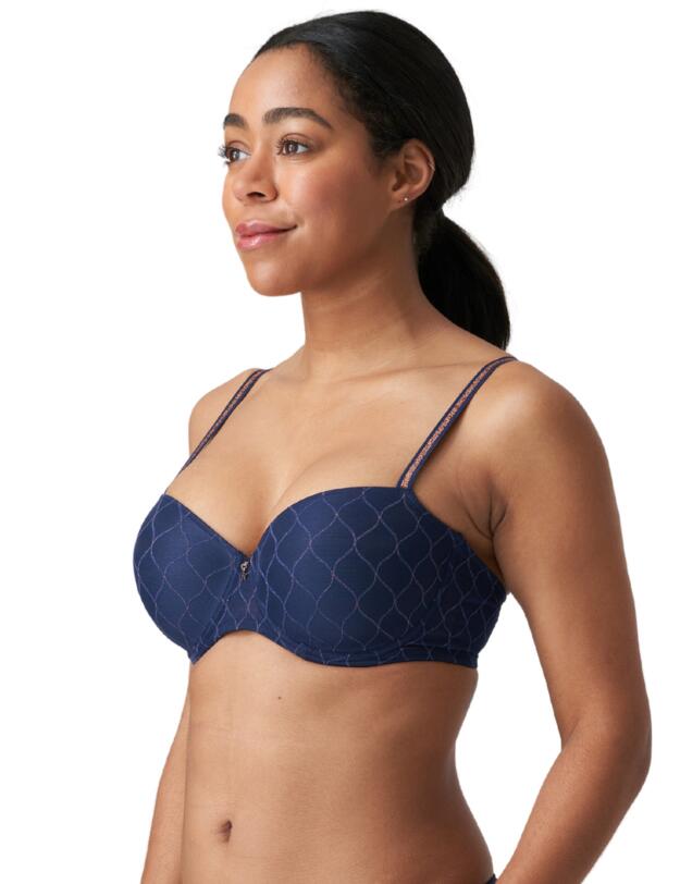  Prima Donna Twist Chryso Padded Balcony Bra Sapphire Blue