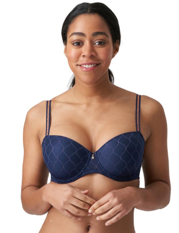  Prima Donna Twist Chryso Padded Balcony Bra Sapphire Blue