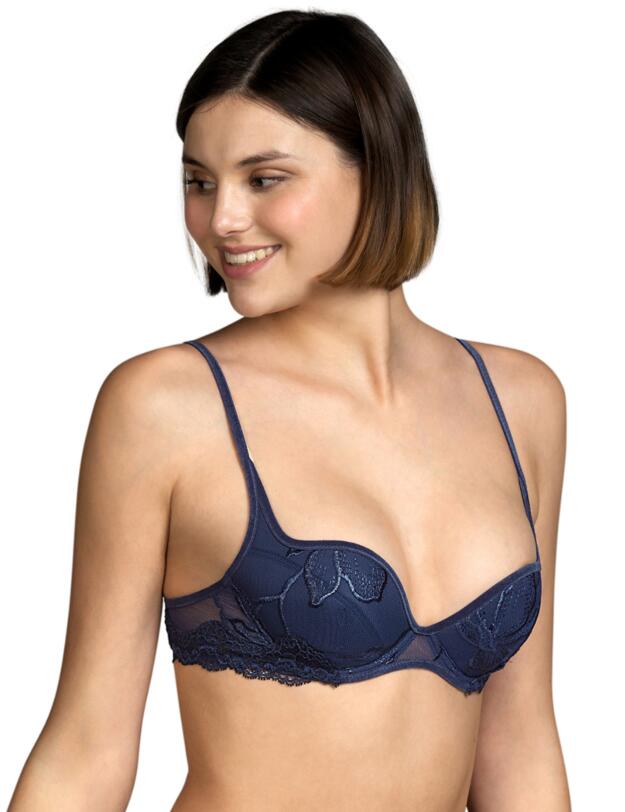 Andres Sarda Edurne Plunge Padded Bra Water Blue