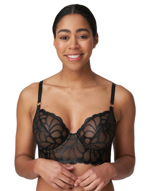 Prima Donna Twist Aprodisia Longline Plunge Bra Black
