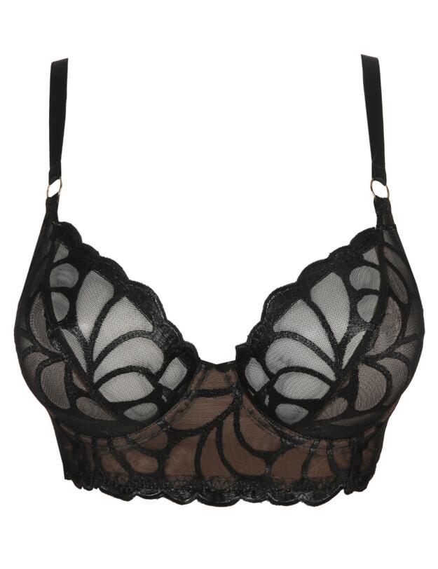 Prima Donna Twist Aprodisia Longline Plunge Bra Black