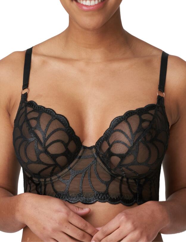 Prima Donna Twist Aprodisia Longline Plunge Bra Black
