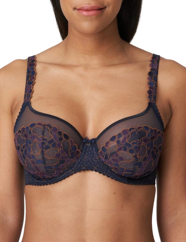 Prima Donna Hyde Park Balcony Bra Velvet Blue