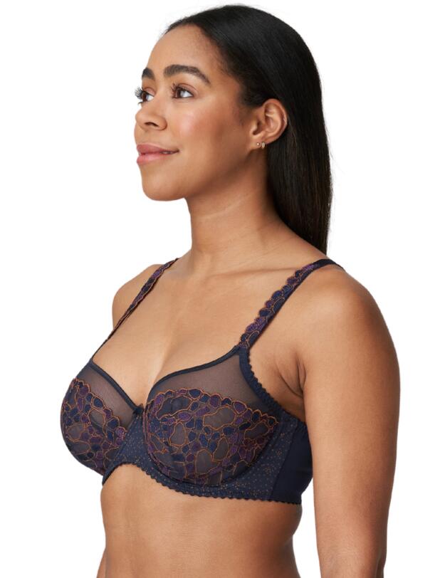 Prima Donna Hyde Park Balcony Bra Velvet Blue