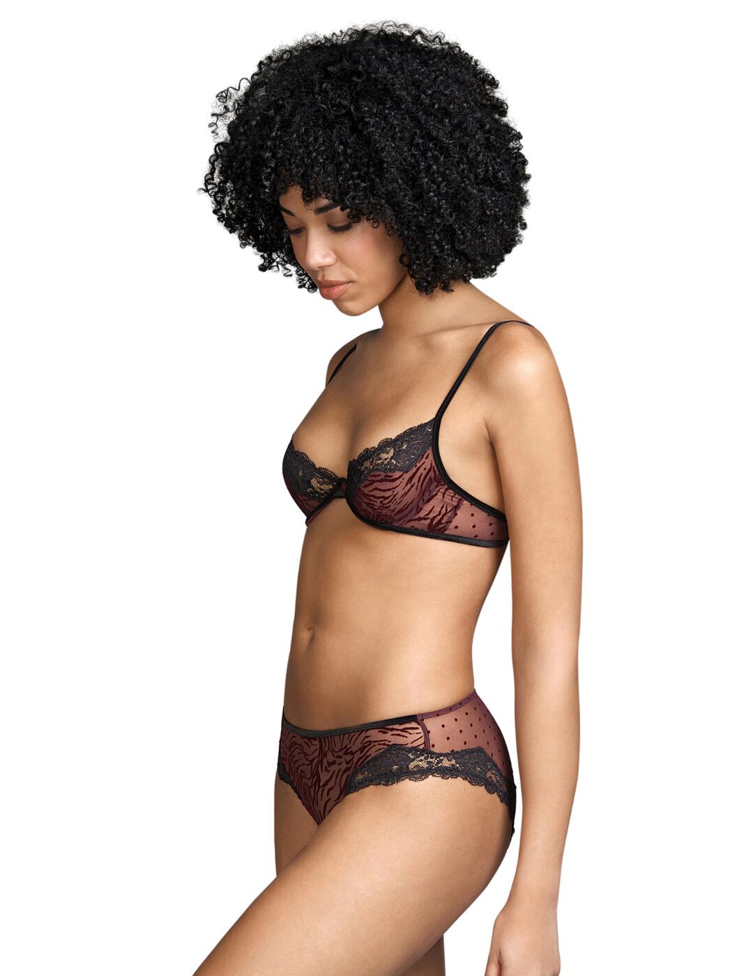 Andres Sarda FRASER wine padded bra - balcony