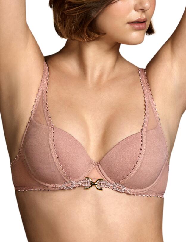 Andres Sarda Switzer Padded Bra - Deep Plunge Victorian Rose 