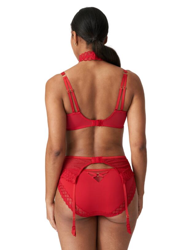 Prima Donna Vya Garter Belt and Choker Set Strawberry Kiss