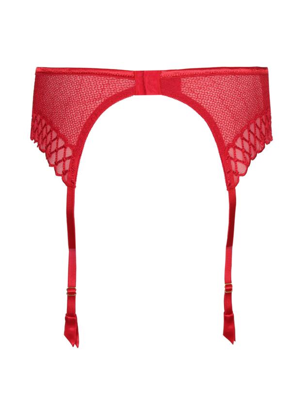 Prima Donna Vya Garter Belt and Choker Set Strawberry Kiss
