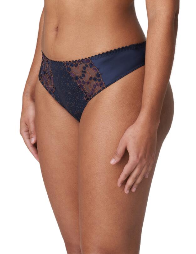 Prima Donna Hyde Park Thong Velvet Blue
