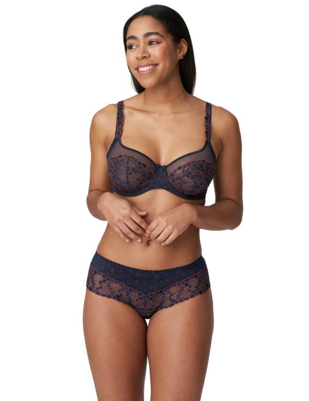 Prima Donna Hyde Park Luxury Thong Velvet Blue