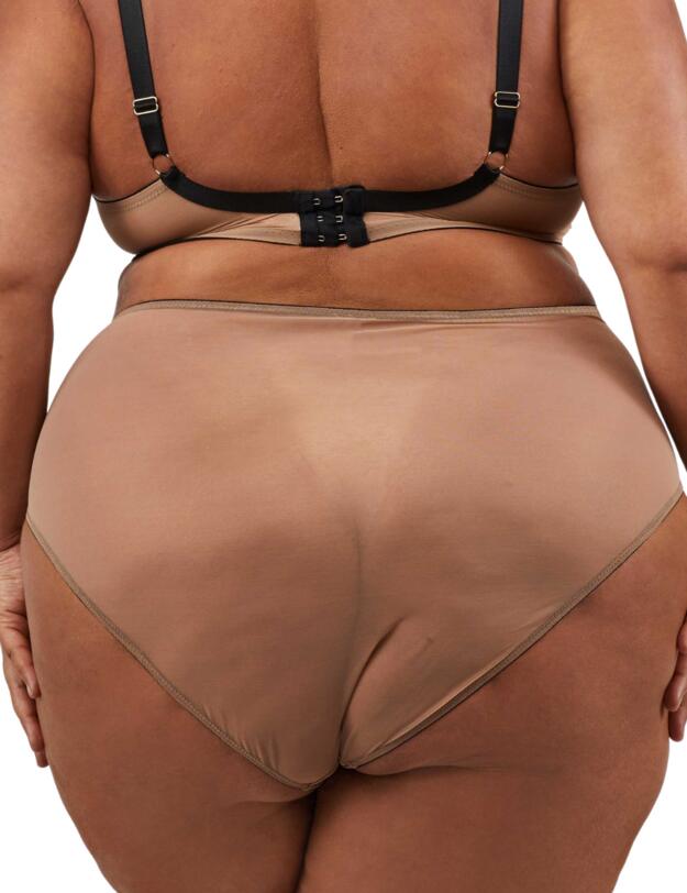  Playful Promises Clara High Waisted Brief Latte/Black