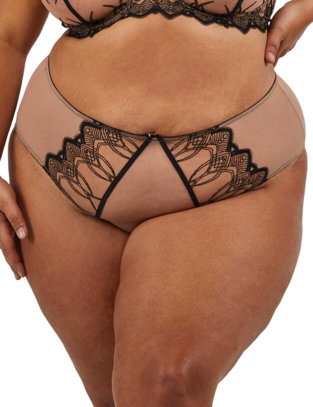  Playful Promises Clara High Waisted Brief Latte/Black