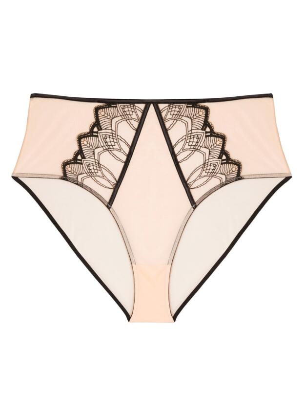  Playful Promises Clara High Waisted Brief Latte/Black