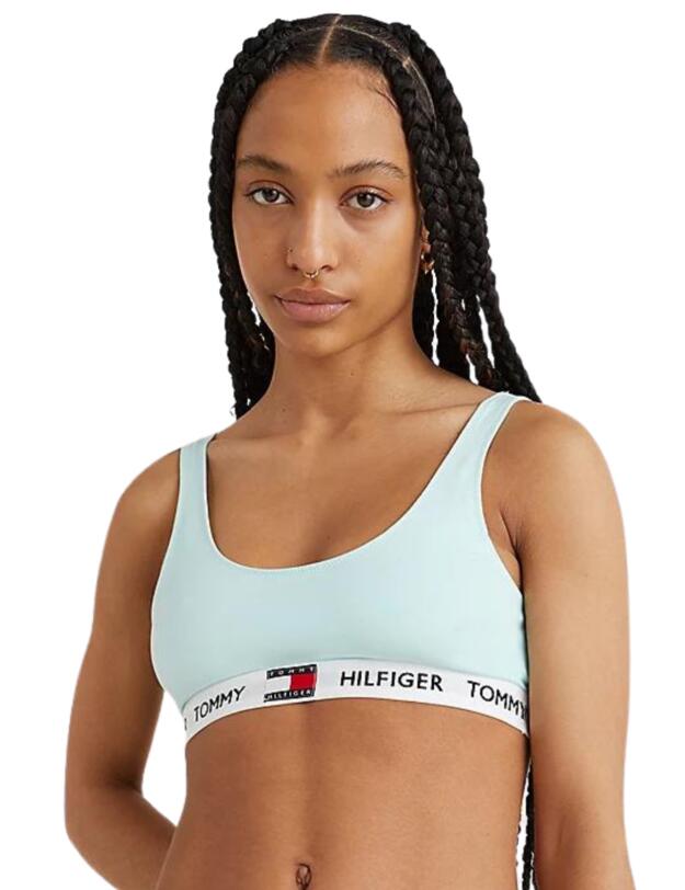 Tommy Hilfiger Tommy 85 Cotton Bralette Aqua Glow