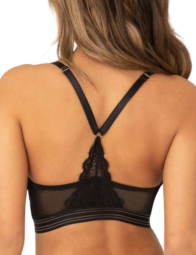 Pour Moi Revolution Front Fastening Bralette Black