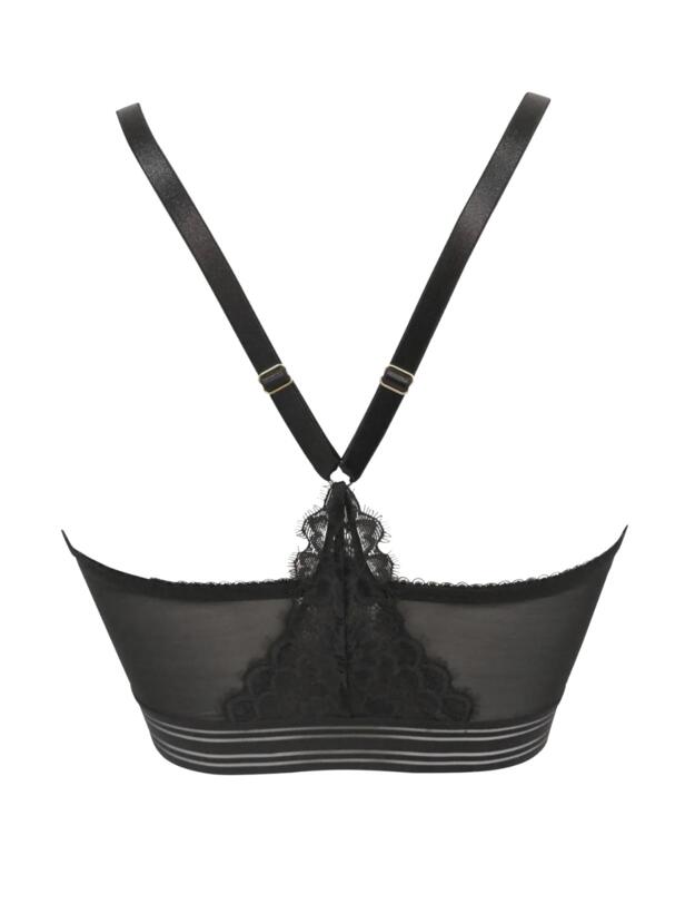 Pour Moi Revolution Front Fastening Bralette Black