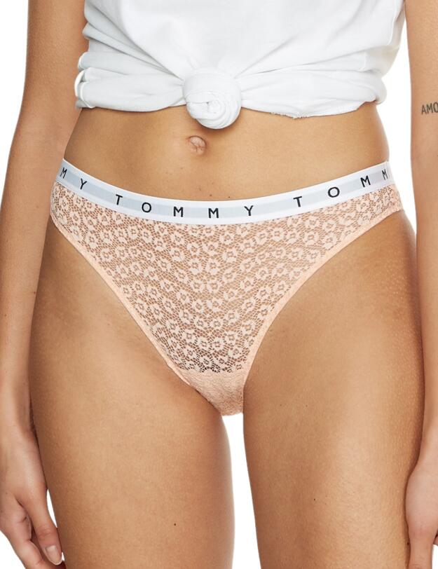 Tommy Hilfiger Tommy Lace 3pk Brazilian Brief Delicate Peach/Hawaii Coral/Is Blue