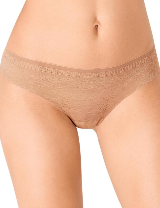 Sloggi Zero Feel Lace Thong Cognac