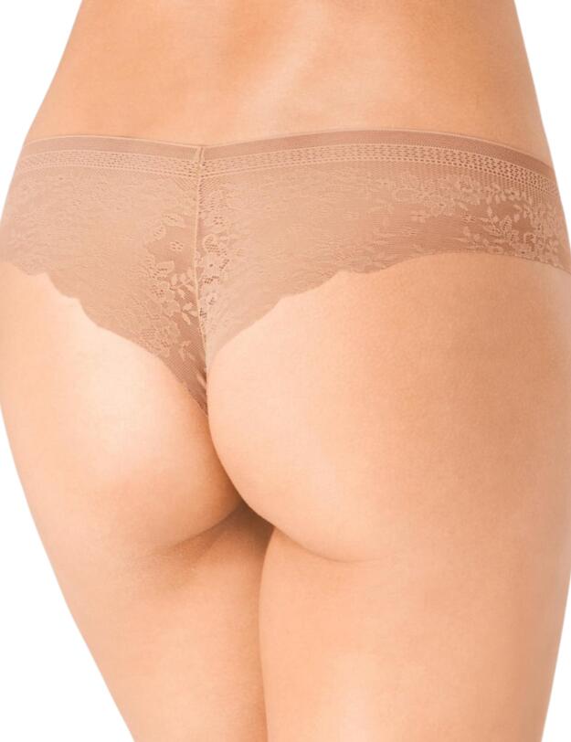 Sloggi Zero Feel Lace Thong Cognac