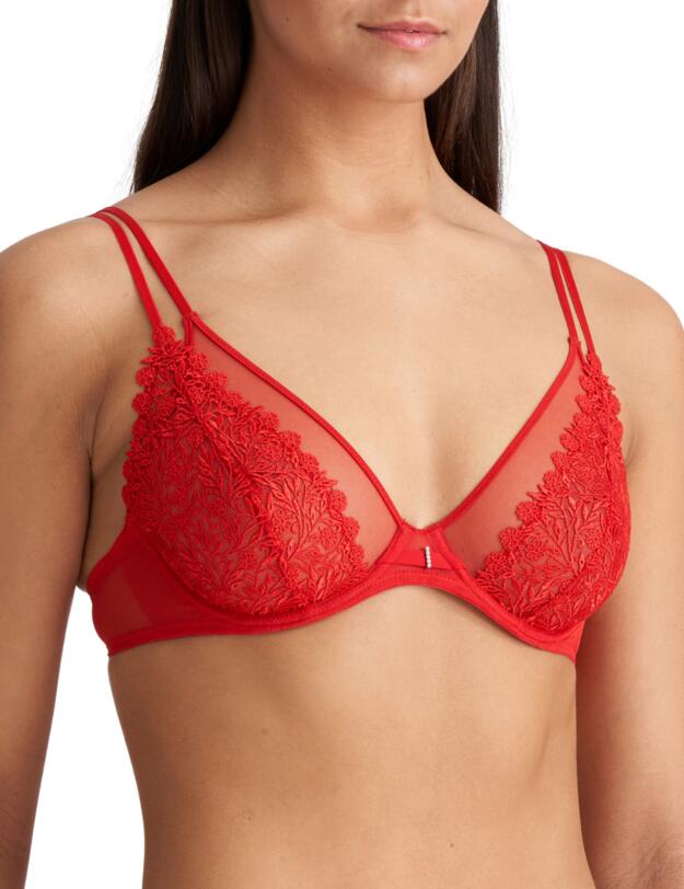 Marie Jo Danae Plunge Bra Red