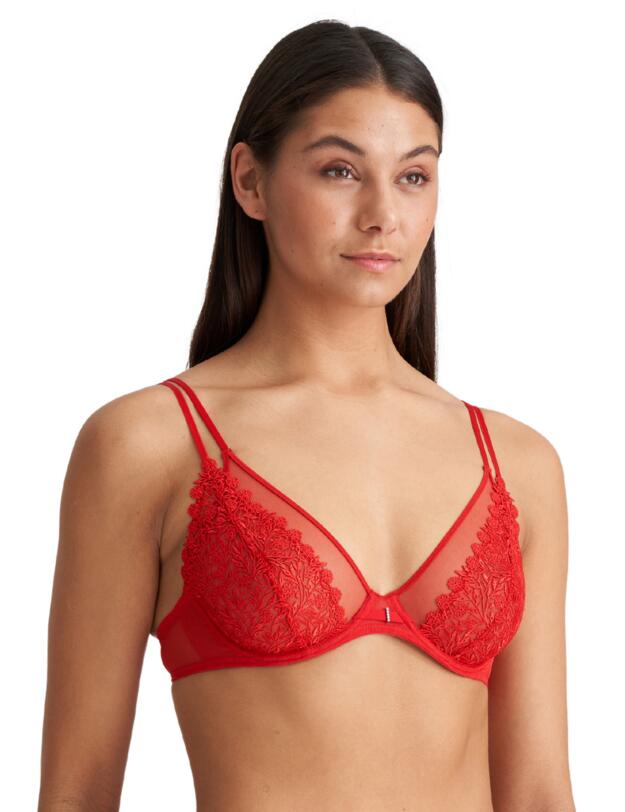 Marie Jo Danae Plunge Bra Red