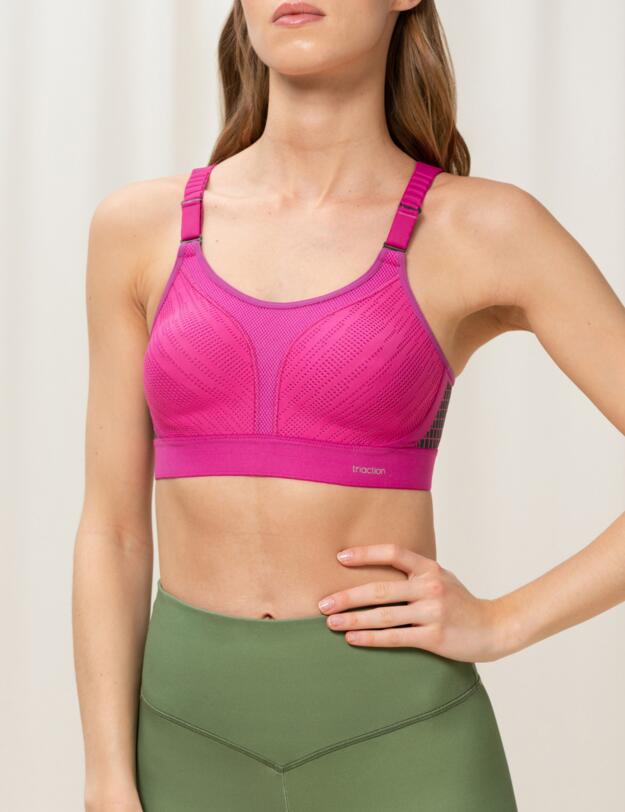 Triumph Triaction Extreme Lite Non-Wired Bra Pink - Light Combination 
