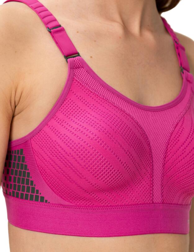 Triumph Triaction Extreme Lite Non-Wired Bra Pink - Light Combination 