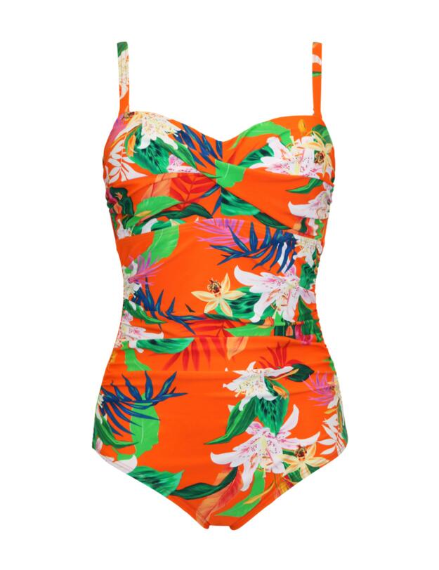  Pour Moi Free Spirit Strapless Control Swimsuit Zest