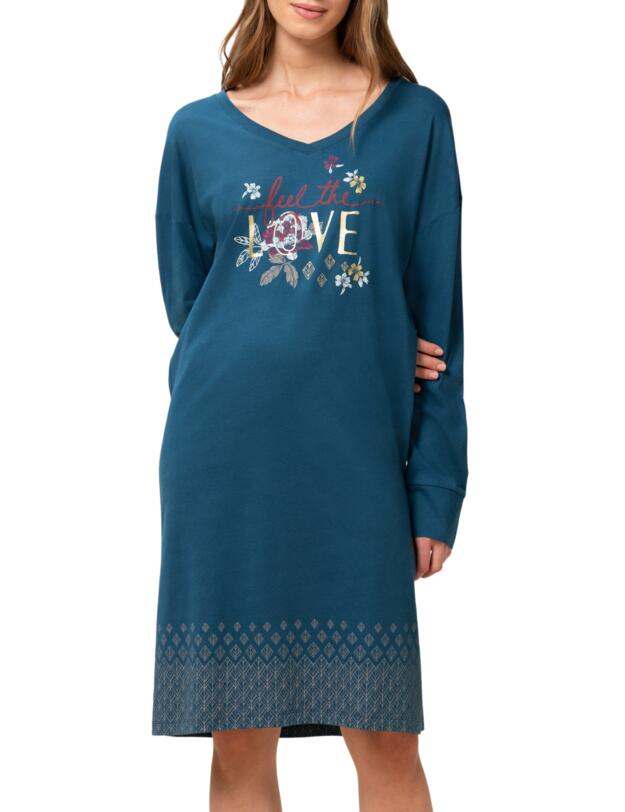 Triumph Nightdresses Nightdress Blue - Dark Combination 