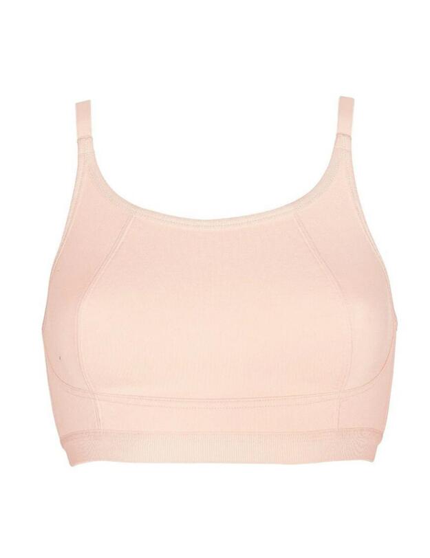 Royce Lola Teen Crop Top Peach and White 