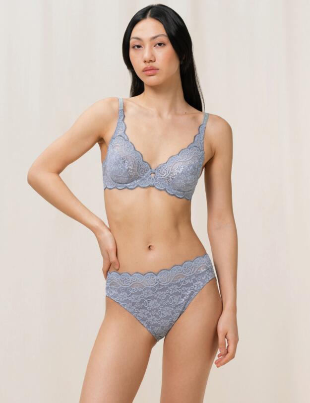 Triumph Amourette 300 Magic Wire Tai Briefs Morandi Grey 