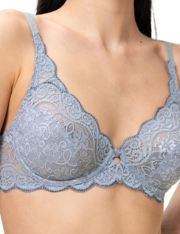 Triumph Amourette 300 Underwired Bra Morandi Grey 