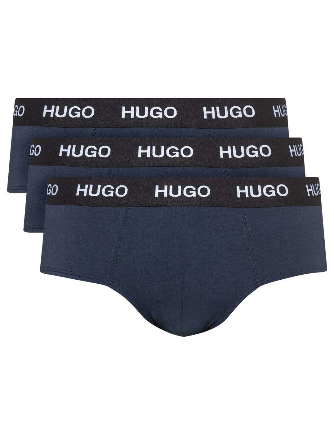 Hugo Boss Low-rise Briefs 3 Pack Navy