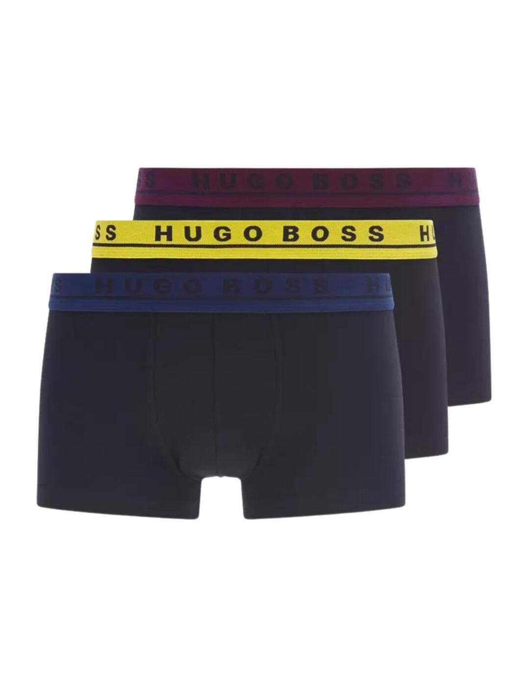 Hugo Boss Boxers 3 Pack Blue/Yellow/Purple