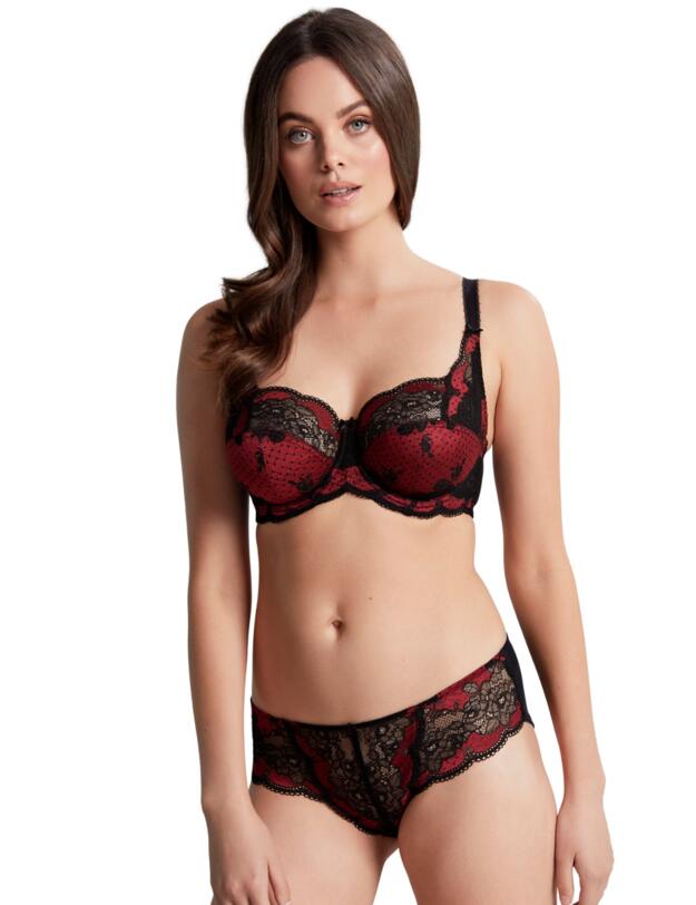 Panache Clara Full Cup Bra Noir Ruby