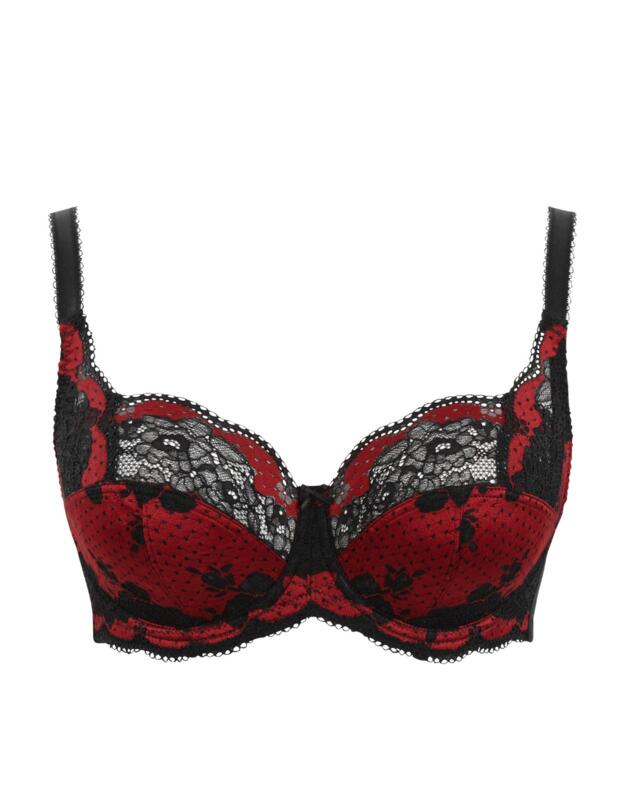 Panache Clara Full Cup Bra Noir Ruby
