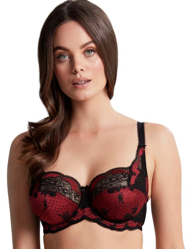Panache Clara Full Cup Bra Noir Ruby