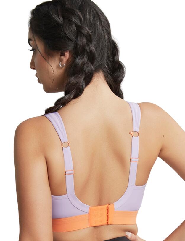 Panache Non-Wired Sports Bra Lilac / Orange
