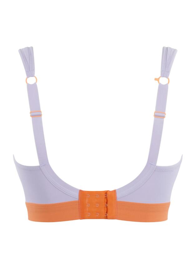 Panache Non-Wired Sports Bra Lilac / Orange