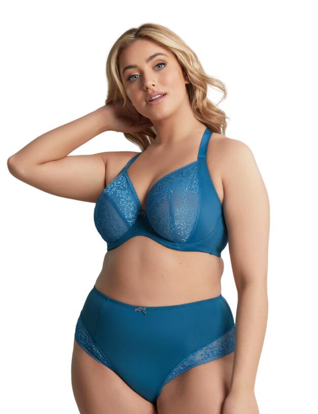 Sculptresse by Panache Roxie Plunge Bra Atlantic Blue