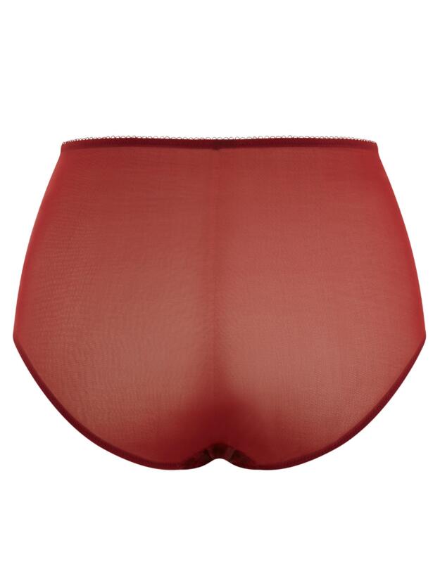 Sculptresse by Panache Chi Chi High Waist Brief  Red Animal