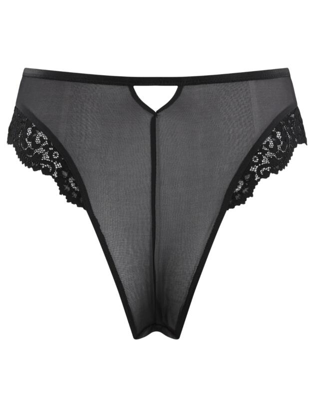 Cleo by Panache Addison High Waist Brazilian Brief Noir