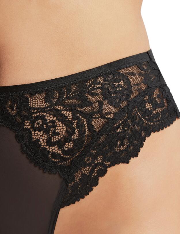 Cleo by Panache Addison High Waist Brazilian Brief Noir