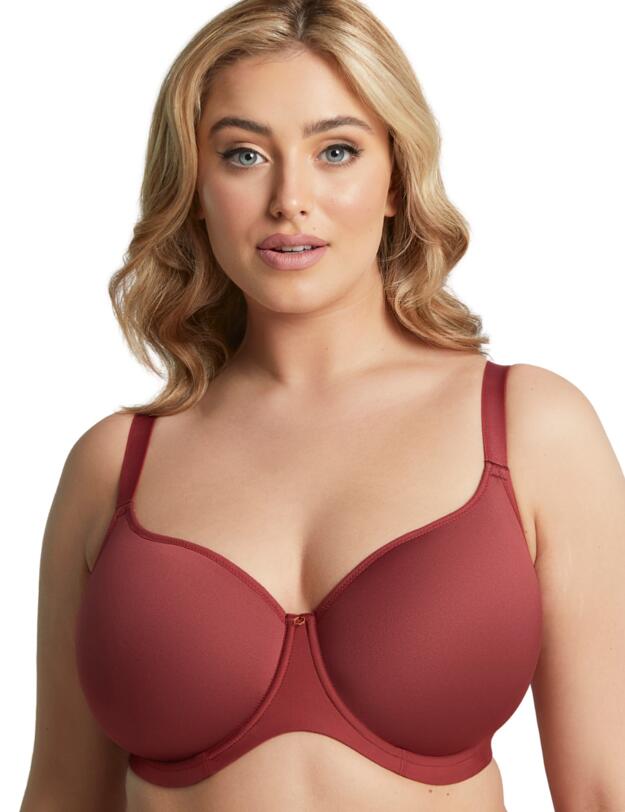 Sculptresse by Panache Elegance Moulded Spacer T-shirt Bra Mineral Red