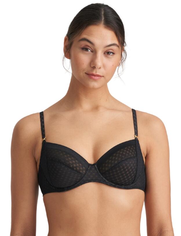 Marie Jo Channing Full Cup Underwired Bra Black 